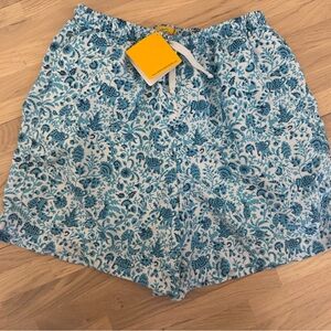 Roberta Roller Rabbit Arlo Swim Shorts in Turquoise Floral